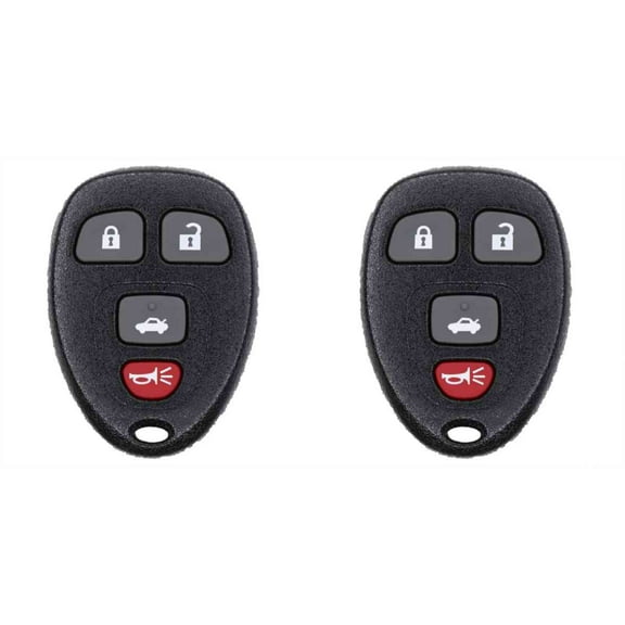 Eye4Techs Car Key Fob Keyless Entry Remote for Chevrolet Malibu 2006-2012 FCC KOBGT04A Part Number 15252034 - 2 Pack
