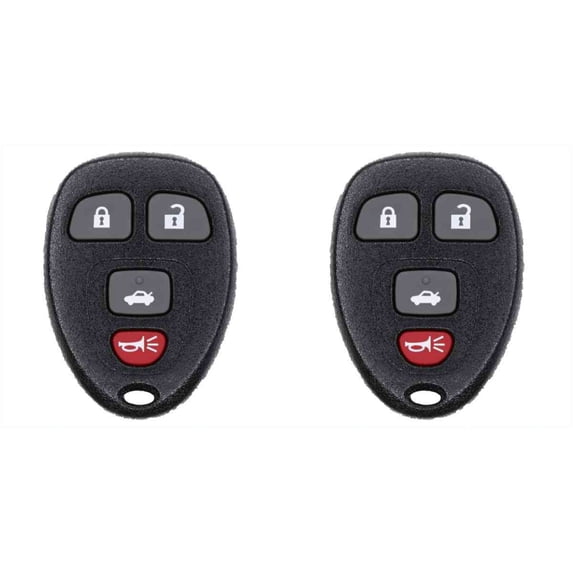 Eye4Techs Car Key Fob Keyless Entry Remote for Chevrolet Uplander 2007 FCC KOBGT04A Part Number 15788020 - 2 Pack