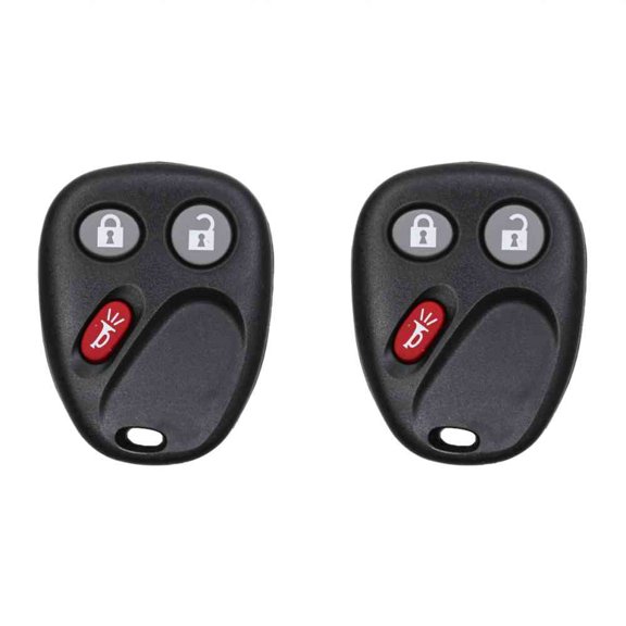 Eye4Techs Car Key Fob Keyless Entry Remote for GMC Envoy 2006 FCC MYT3X6898B Part Number 15008008 15008009 Pack of 2