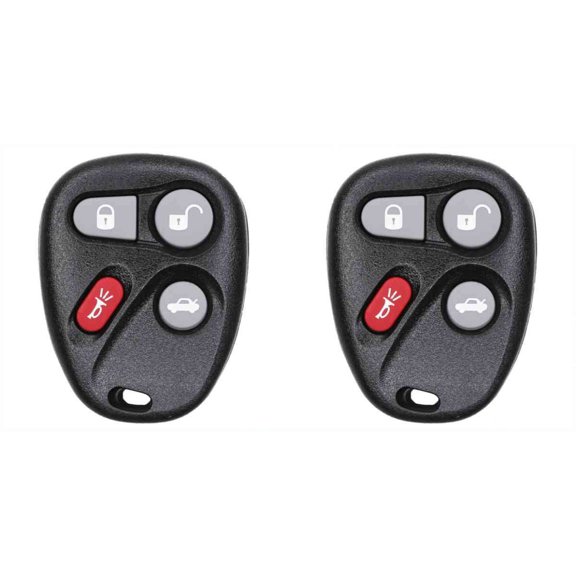 Eye4Techs Car Key Fob Keyless Entry Remote for Oldsmobile Aurora 2001 FCC KOBLEAR1XT Part Number 25695954 25695955 - 2 Pack