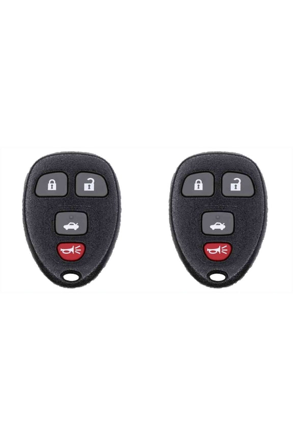 Car Key Fob Keyless Entry Remote for Oldsmobile Intrigue 1998 FCC ABO0204T AB00204T ABOO204T Part Number 10246215 - 2 Pack