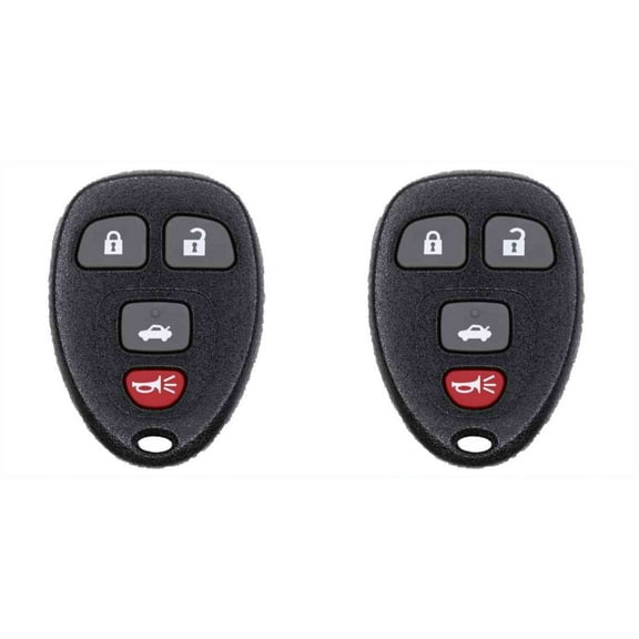 Eye4Techs Car Key Fob Keyless Entry Remote for Pontiac G5 2009 FCC KOBGT04A Part Number 15252034 - 2 Pack