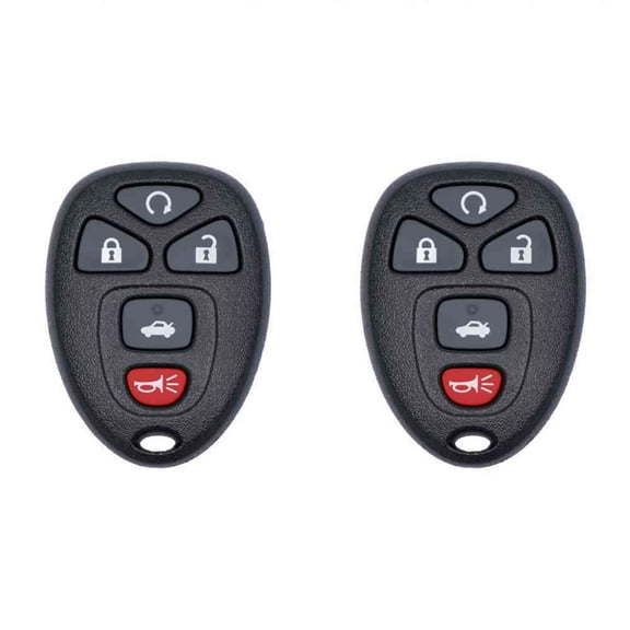Eye4Techs Car Key Fob Keyless Entry Remote for Pontiac G6 2008 FCC KOBGT04A Part Number 22733524 Pack of 2
