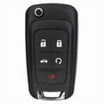 thumbnail image 1 of Eye4Techs Replacement Flip Key Fob for Chevrolet Impala 2017 FCC OHT01060512 OHT01060512 V2T01060512 V2T01060514 AVL-B01T1AC AVL-B01T2AC Part Number 13586785 13500319 13585209, 1 of 1