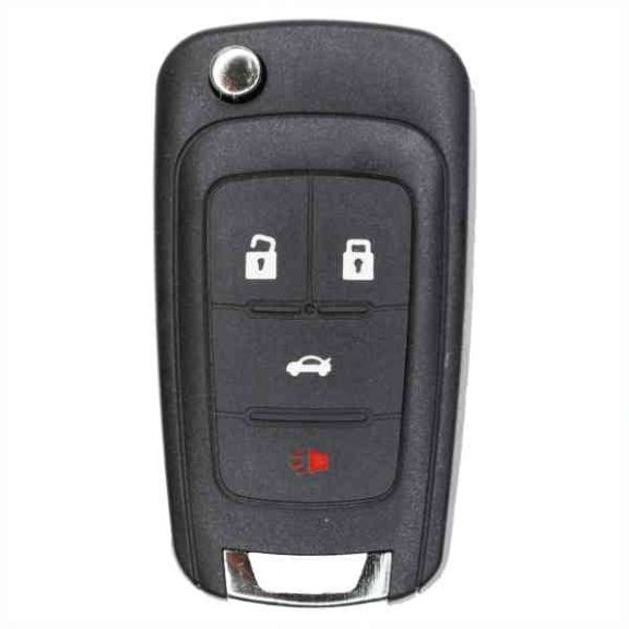 Eye4Techs Replacement Flip Key Fob for Chevrolet Equinox 2010-2017 FCC OHT01060512 Part Number 13504204 13500226