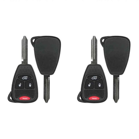 Eye4Techs Replacement Keyless Remote Head Key Fob for Chrysler PT Cruiser 2006-2010 FCC OHT692427AA OHT692713AA Part Number 56040649AC 56040649 05175789AA 05175786AA Pack of 2