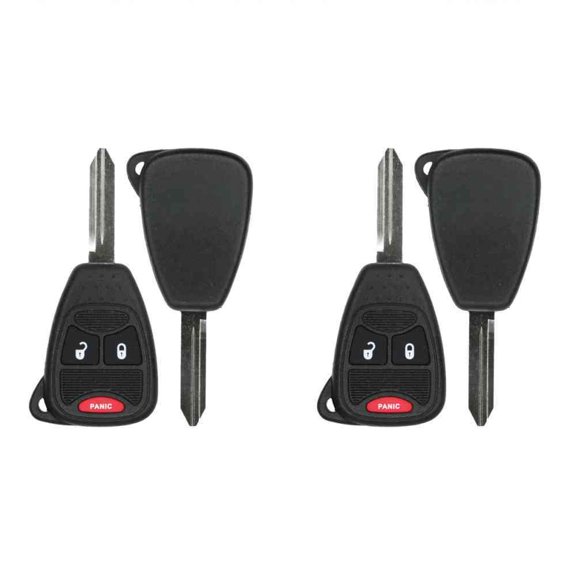 Eye4Techs Replacement Keyless Remote Head Key Fob for Chrysler PT Cruiser 2006 FCC OHT692427AA OHT692713AA Part Number 56040649AC 56040649 05175789AA 05175786AA Pack of 2