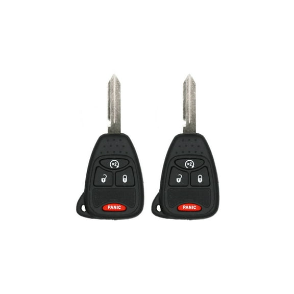 Keys4Less Replacement Keyless Remote Head Key Fob for Jeep Compass 2009 FCC OHT692713AA Part Number 68039414 68039414AD 04589621 04589621AB Pack of 2