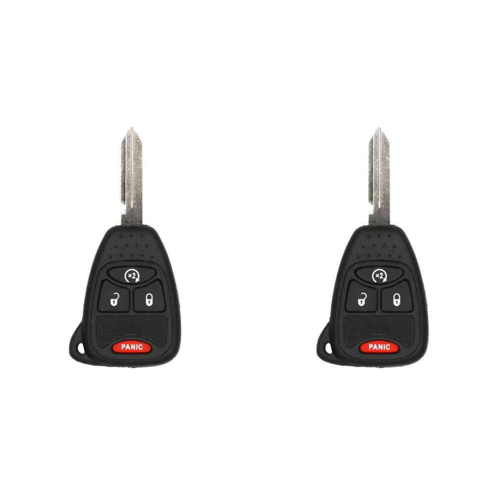 Replacement Key Fob Remote For Jeep Wrangler 2007-2018 - FCC OHT692427AA/OHT692713AA | Part #56040649AC, 05175789AA, 05175786AA