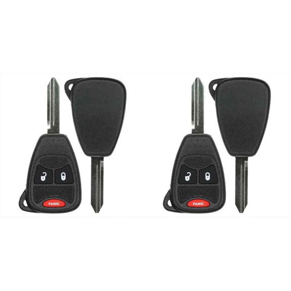 Keys4Less Replacement Keyless Remote Head Key Fob for Chrysler Town & Country 2004-2007 FCC M3N5WY72 XX Part Number 05183683 05183683AA Pack of 2