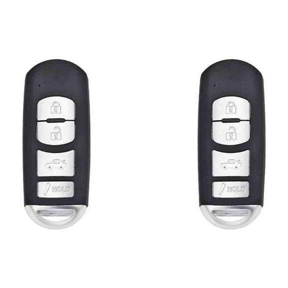 Eye4Techs Replacement Smart Key Fob for Mazda 6 2015 FCC WAZSKE13D01 Part Number GJY9-67-5DY GJY9-67-5RY GJY9675RY Pack of 2