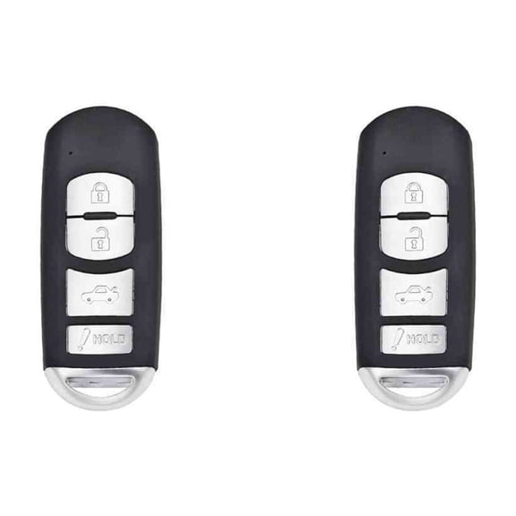 Eye4Techs Replacement Smart Key Fob for Mazda 6 2016 FCC WAZSKE13D01 Part Number GJY9-67-5DY GJY9-67-5RY GJY9675RY Pack of 2
