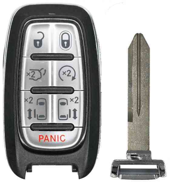 Eye4Techs Replcament Smart Key Fob for 2017-2023 Pacifica FCC M3N-97395900 M3N97395900 Part Number 68217832 68217832AC 68217832AB
