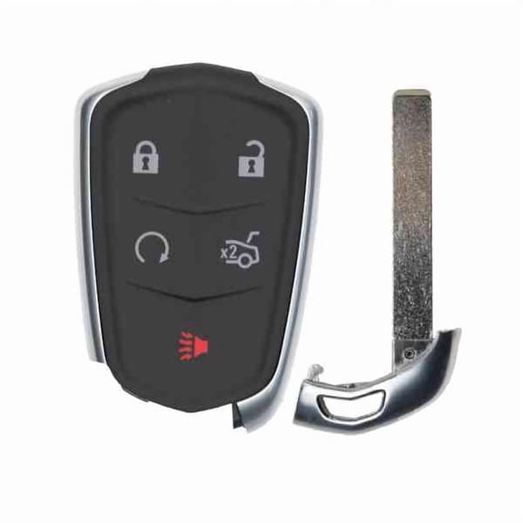 Eye4Techs Replcament Smart Key Fob for Cadillac CTS 2019 FCC HYQ2AB 2AOKM-G2AB Part Number 13598537