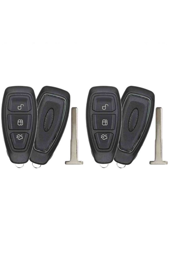 Replcament Smart Key Fob for Ford C-Max 2013-2018 FCC KR55WK48801 KR5876268 Part Number 164-R8048 7S7Z-15K601-L Pack of 2