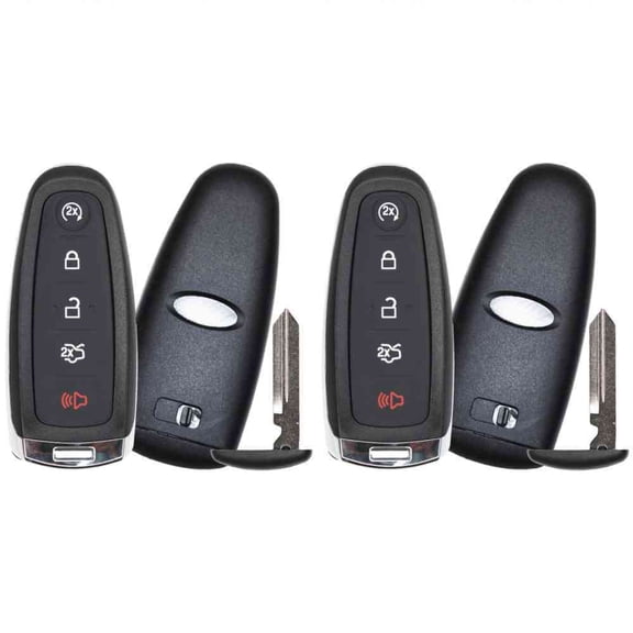 Keys4Less Replacement Smart Key Fob for Lincoln MKS 2013-2016 FCC M3N5WY8609 Part Number 164-R8092 164-R8094 Pack of 2