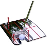 EyeLine Golf Putting Alignment Mirror with Shoulder Mirror As Seen on PGA Tour, Ensures Consistent Setup - Checks Alignment of Eyes-Shoulders-Putter Face, Improve Putting, Durable, Indoor-Outdoor