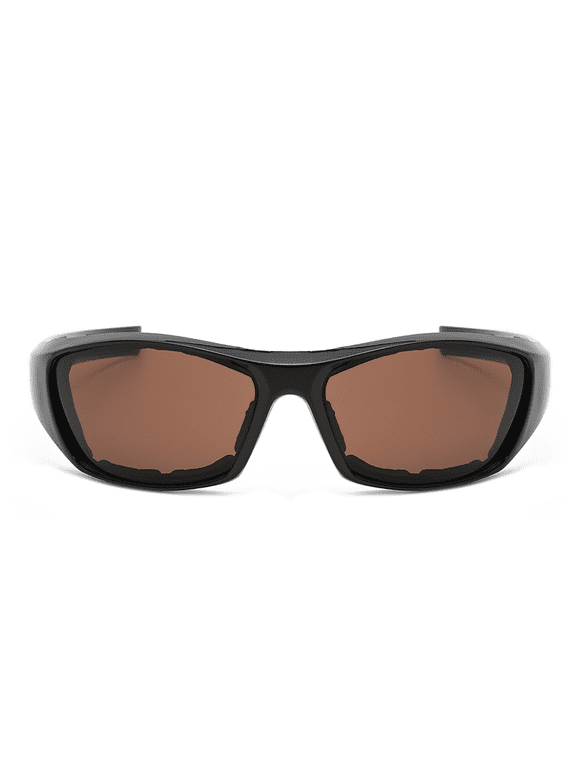 Motorwear Covert Driver Sunglasses for Men Amber UV400 Lenses, Anti-Glare Night Driving Eyewear, Shatter-Resistant