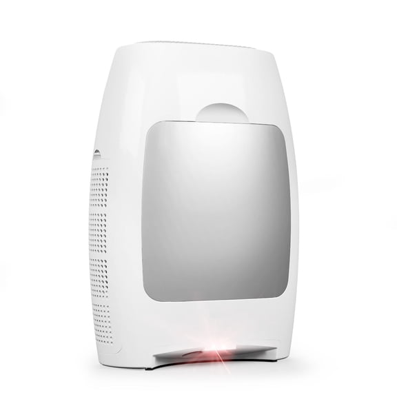 EyeVac Air - The Only 2-In-1 Air Purifier/Deodorizer & Vacuum, White/Silver