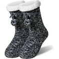 thumbnail image 1 of Eyean Womens Fuzzy Slipper Socks Winter Non Slip Thermal Fluffy Soft Fleece Lining Warm Home Grippers Socks, 1 of 6