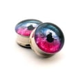 thumbnail image 1 of Eyeball Double Flared Surgical Steel (316L) Gauges/Plugs 7/16" (11mm) 2 Piece (1 Pair) (A/4/3/19), 1 of 1