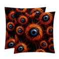 thumbnail image 1 of Eyeball Luxurious Velvet Throw Covers Pillow Inserts - Set of 2 Throw Pillows with Unique Patterns - 16x16, 18x18, 20x20 Inches for Home Decor and Gifts, 1 of 6