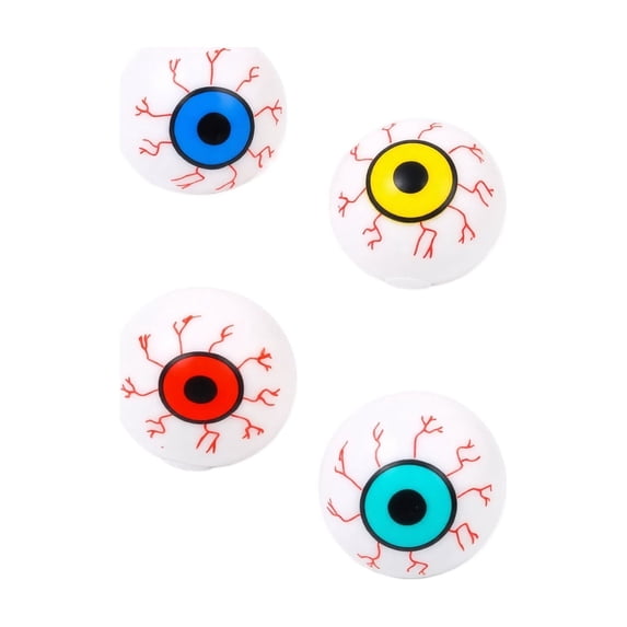 Eyeball Squishy Toy Random Color, Spooky Halloween Stress Relief Fidget Toy, Soft Squeeze Sensory Calming Ball for Party Favors Gothic Decor Haunted House, Gift for Halloween Lovers
