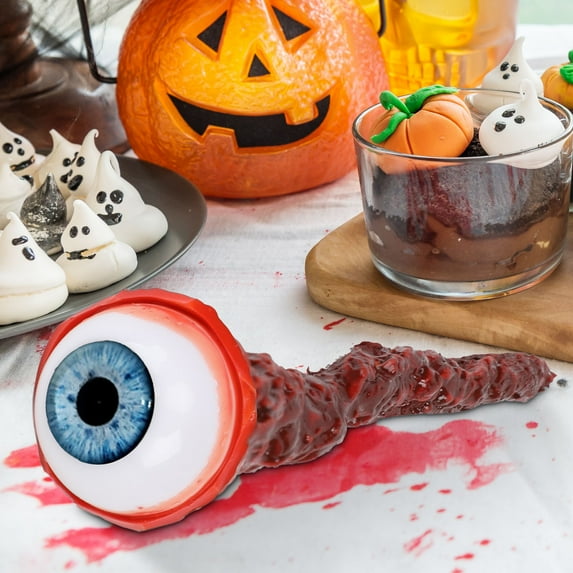 Eyeball Top Crutch with Adjustable Height and Realistic Design - Conversation Mobility Aid for Halloween Roleplay(A)