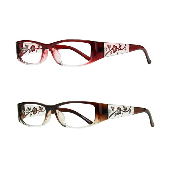 Eyebogo Francesca Stylish Reading Glasses for Women (2-pack, +5.00)