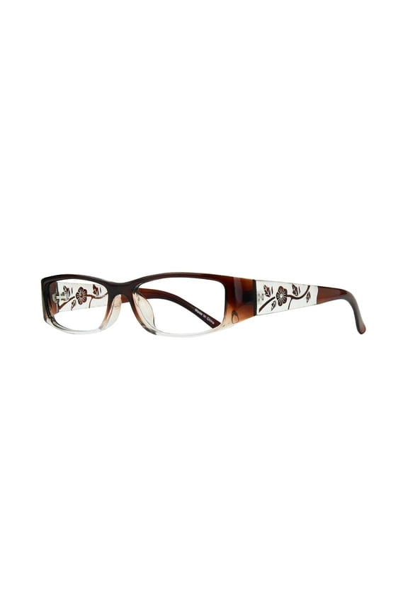 Francesca Stylish Reading Glasses for Women (Brown, +5.50)