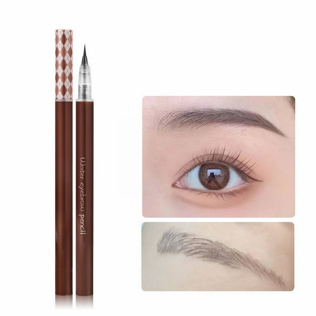 Eyebrow And Brush Eyebrow Definer Pencil Dark Brow Mapping Pen Makeup