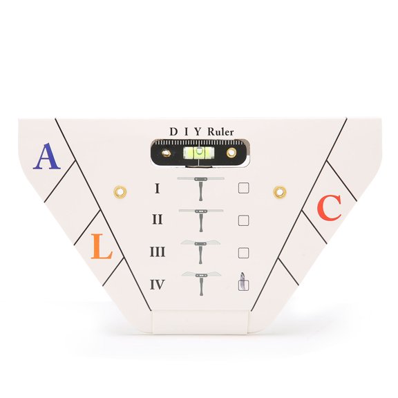 Eyebrow Balance Template, Stainless Steel Microblading Ruler, Achieve Perfect Arches With Ease Comfort