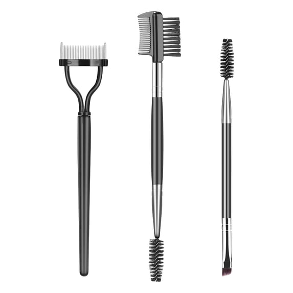 Eyebrow Brush & Eyelash Separator and Brow Comb Lash Spoolie Brush,Mascara Comb Grooming Brush,3Pcs Eye Makeup Tools