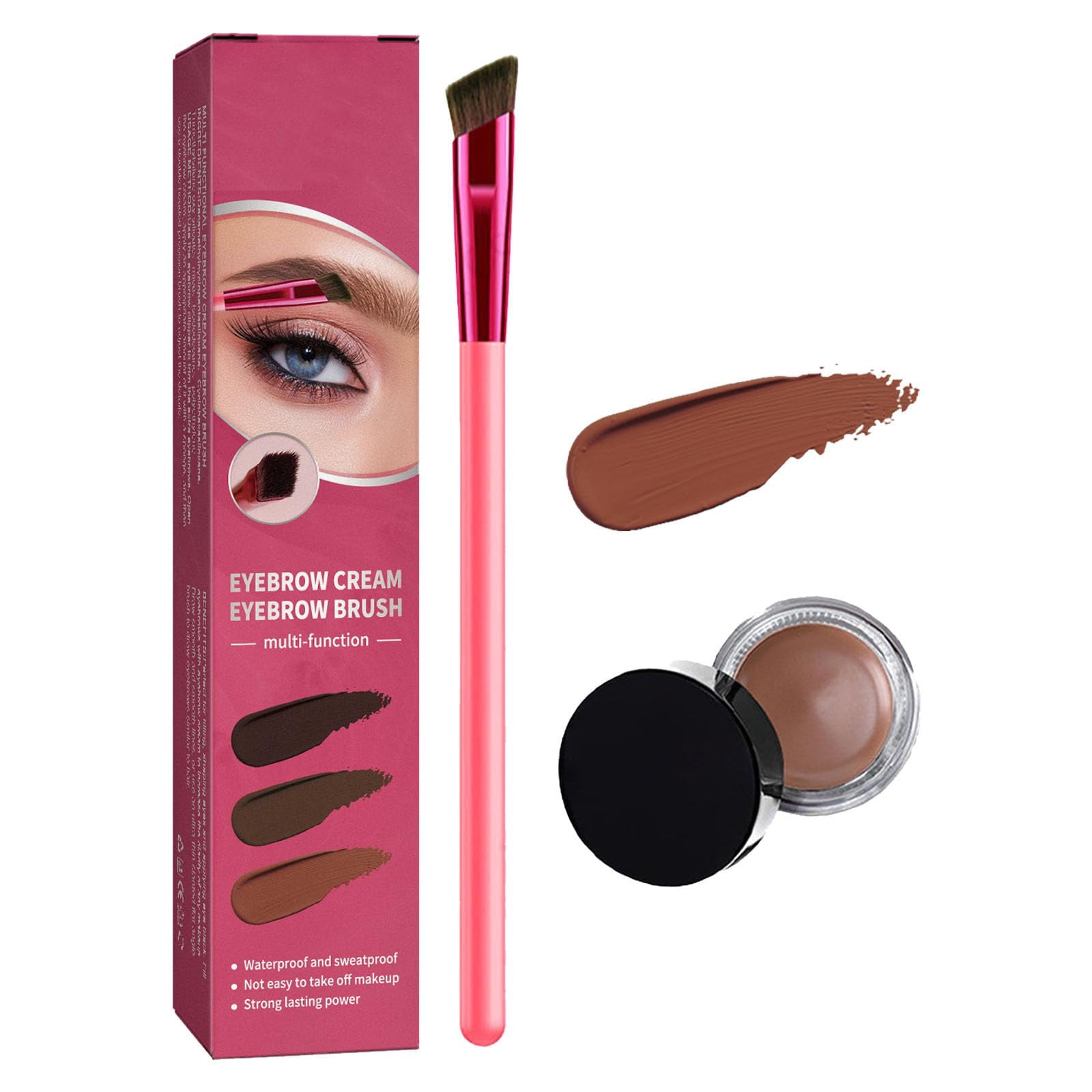 Eyebrow Brush Kit 4d Laminated, Eyebrow Pomade Eyebrow Brush Kit