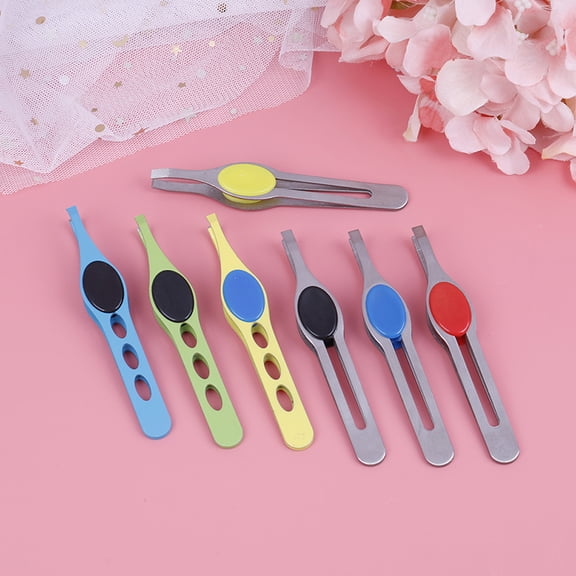 Eyebrow Clip Hair Slanted Puller Stainless Steel Brow Trimmer Face Hair Removal