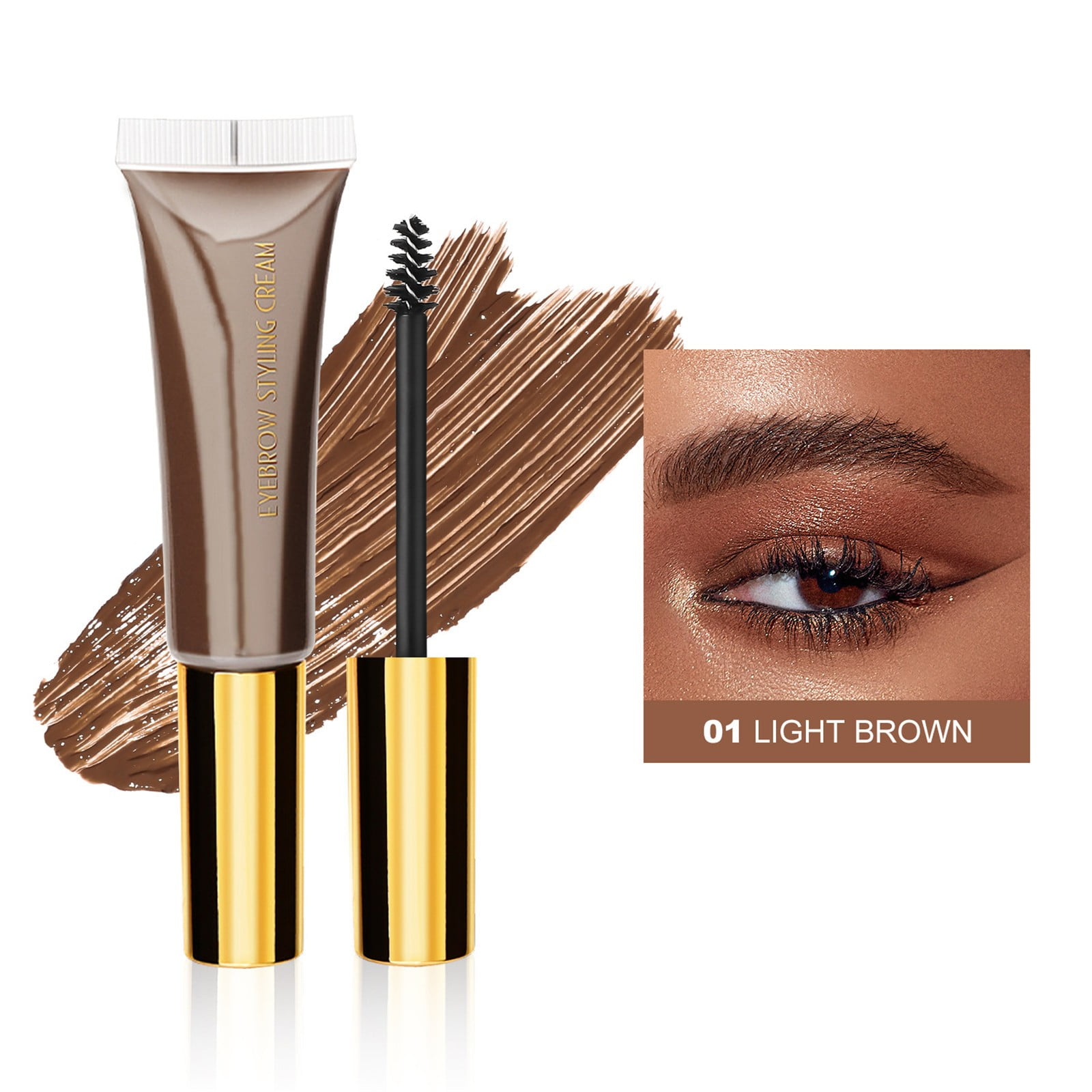 Eyebrow Coloring Stereotype Eyebrow Gel Square Water Color Fixing Wild