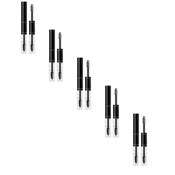 Eyebrow Double Head Dyeing Liquid - Long Lasting Sweat-Proof Brow Shaping, 2-in-1 Design, Easy Application, Natural Finish, Water Resistant, Quick Dry, Smudge-Proof, 1PC*5 Makeup Organizers