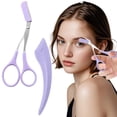 thumbnail image 1 of Eyebrow Eyebrow Trimming Scissors With Eyebrow Comb Comb Beginner Lazy Eyebrow Crescent Eyebrow Trimming Safety Tool, 1 of 6