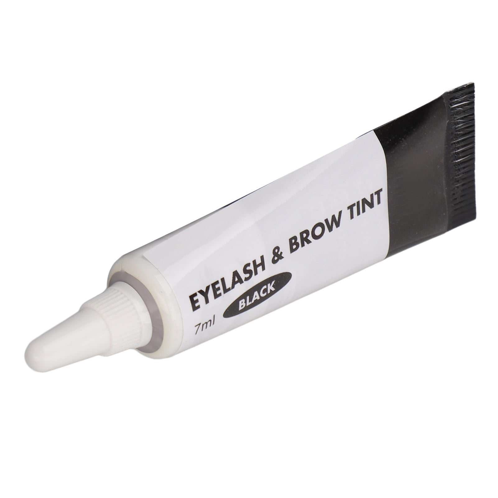 Eyebrow Eyelash Color Kit, Black ABS Shell Lasting Eyebrow Dye Kit