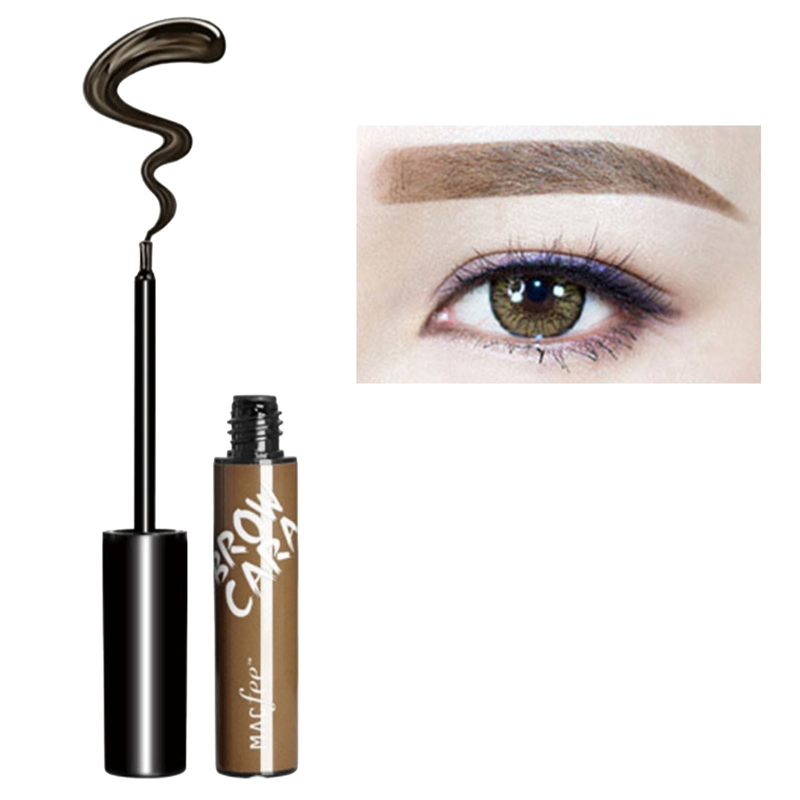 Eyebrow Gel Peel Off Brow with Eyebrow Stencils Long Lasting & Brow Gel ...