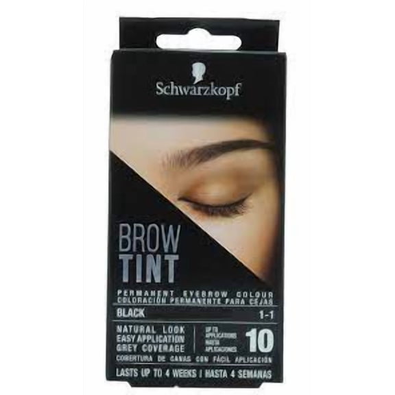 Schwarzkopf - Brow Tint Black Permanent Eyebrow Tint