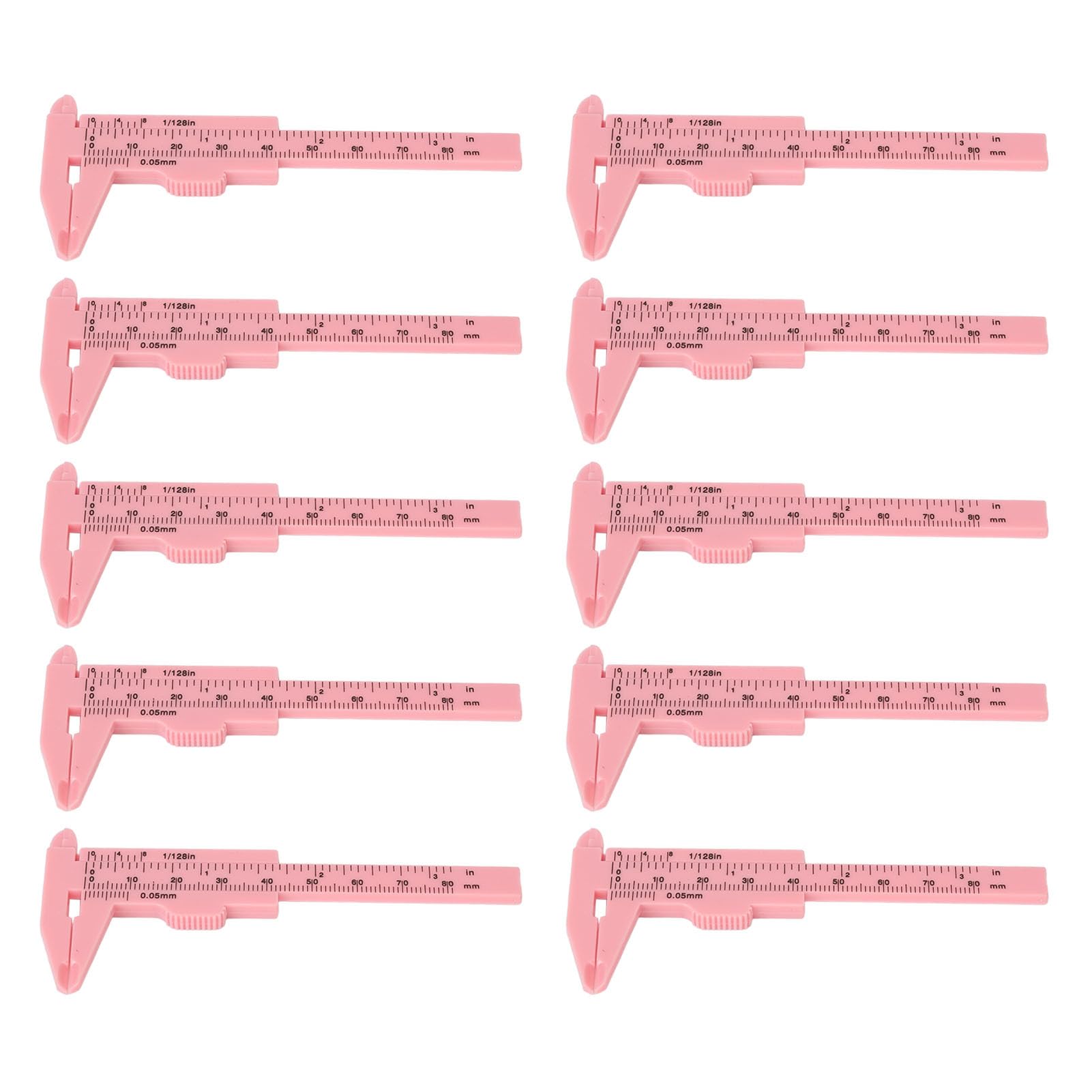 Eyebrow Measuring Ruler, 10pcs KEF16 80mm Eyebrow Measuring Ruler ...