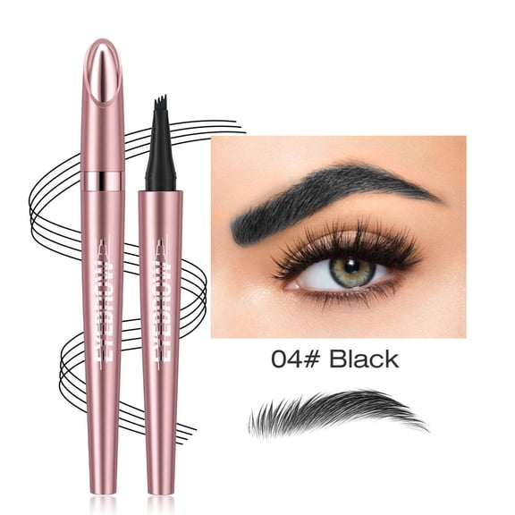 Eyebrow Microblading Pen 0.03 oz, 4 Point Brow Pen for Lift Snatch Eyebrow, Long Lasting Waterproof Natural Hair Strokes