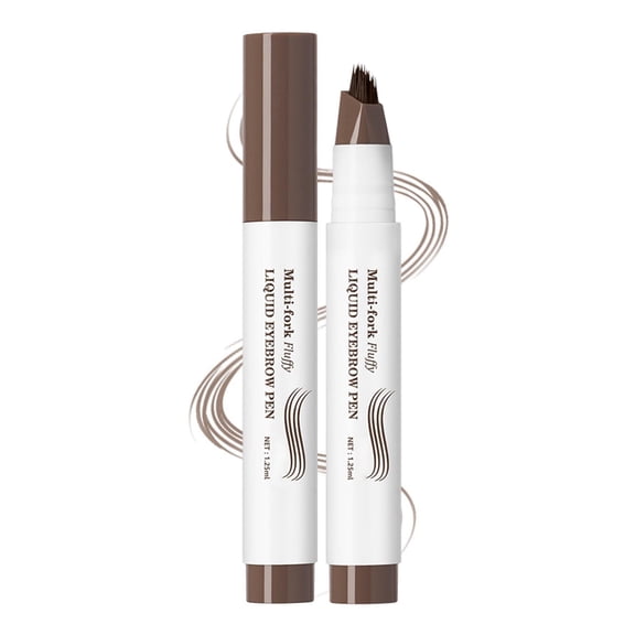Eyebrow Pen, Angled Brow Brush, Eyebrow Pencils for Women, Natural Brow Pen, Hair-Like Strokes, 24hrs Long-Lasting, Waterproof, Smudge-Proof, Easy to Use, Multiple Uses, Gifts for Her