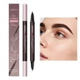 thumbnail image 1 of Eyebrow Pen - Waterproof Microblading Pencil, 2-in-1 Dual-Ended Brow Makeup Pen, 4-Fork Tip Curved Brush, Natural Hair-Like Brows, Long-Lasting Smudge Proof, Precise Eyebrow Tool for Women, 1 of 9