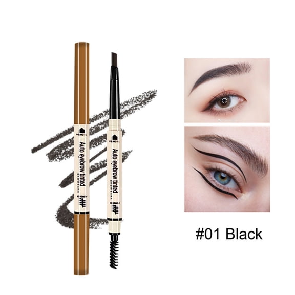 Eyebrow Pencil Automatic Rotation Sweat-Proof Long-Lasting Waterproof Smudge-Resistant Double-Head Smooth Texture Easy To Apply Non-Dizzy Dyeing Non-Decolorization