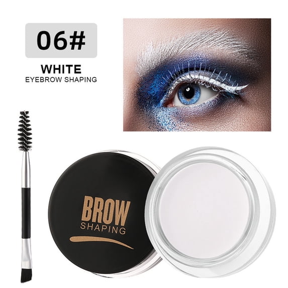 Eyebrow Pencil Gel, Eyebrow Setting Wax, Water-Resistant Sweat-Proof Eyebrow Dyeing Cream, Portable Solid Gel Soap Wax for Natural Perfect Eyebrow Shape, Professional Home Use