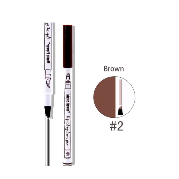 Eyebrow Pencil Liquid Waterproof Long Lasting Sweat Resistant Eyebrow Makeup Natural 3D Effect Moisturizing Quick Dry Precision Shape Defining Cosmetic Tool