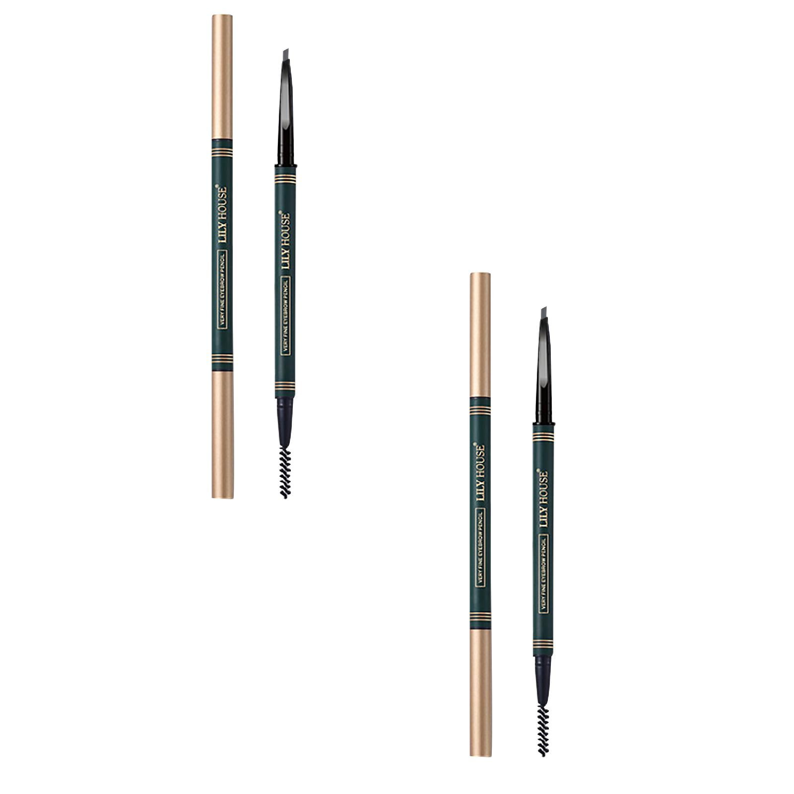 Eyebrow Pencil Medium Brown, Extrafine Eyebrow Pencil with Replacement
