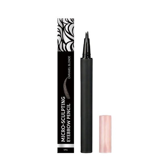 Eyebrow Pencil & Microblading Eyebrow Pencil Waterproof, Micro-Sculpted Micro Fork Eyebrow Pencil That Imitates Natural Hair Lines & Shapes